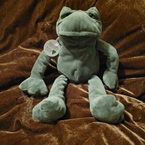 Portland Plush Frankie Lee Frog Retired Plush